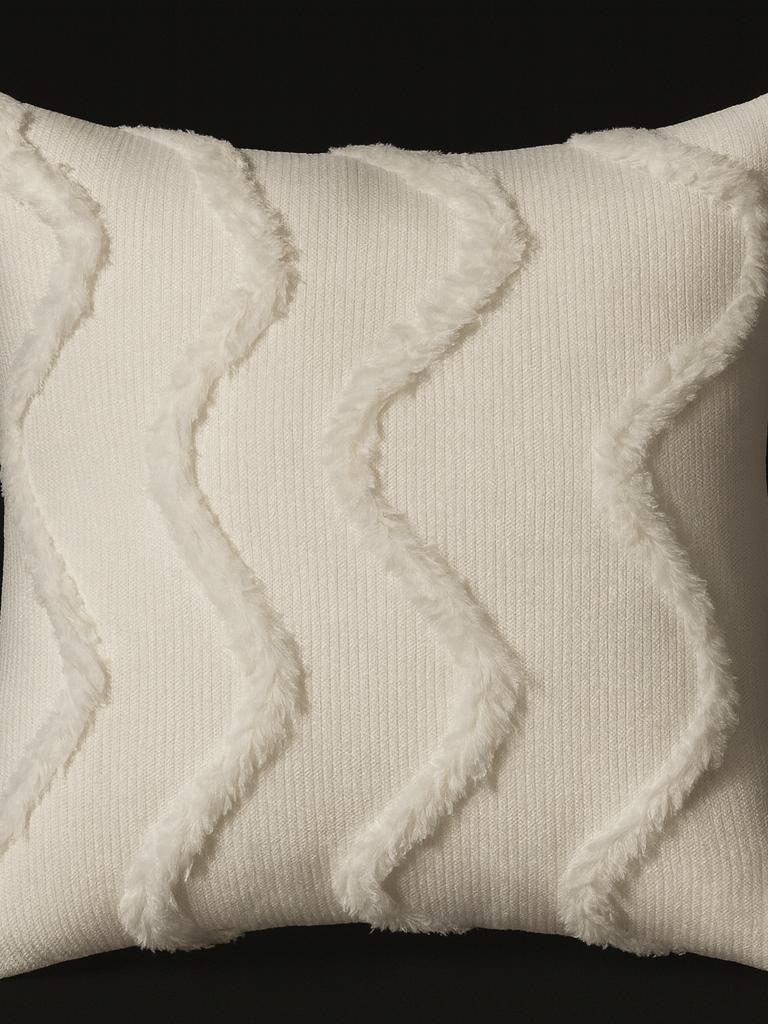 Ponponlu Şönil Kumaş Kırlent Modelleri 005