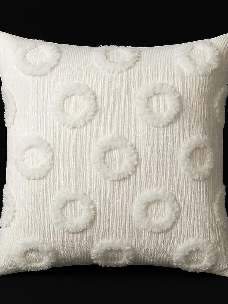 Ponponlu Şönil Kumaş Kırlent Modelleri 007