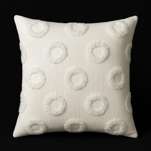 Ponponlu Şönil Kumaş Kırlent Modelleri 007